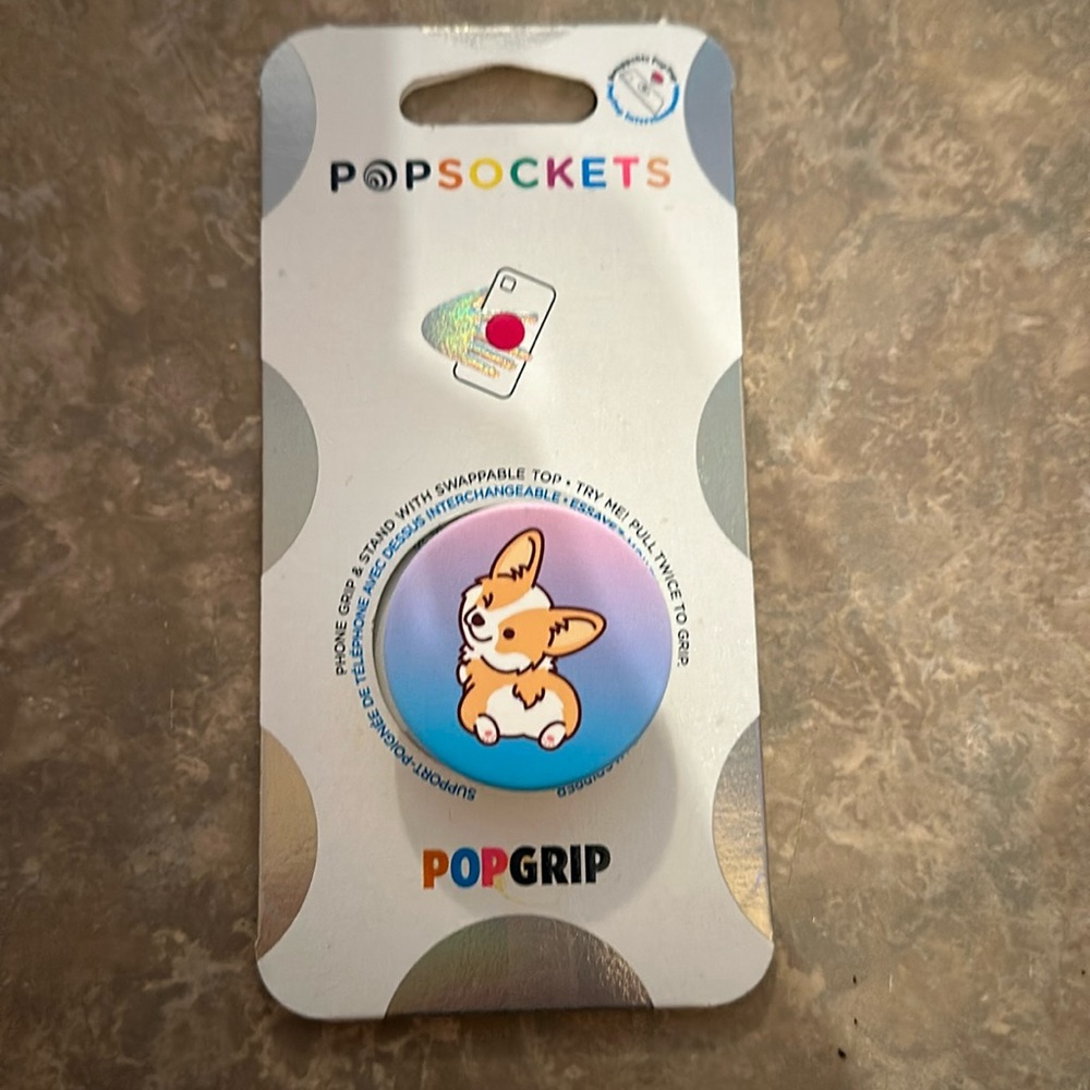 PopSockets Corgi Dog Puppy Cute Phone Grip Holder PopSocket Pop Socket PopGrip